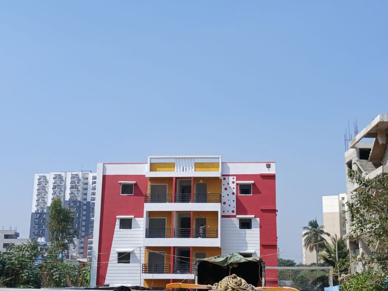 Modern luxury lobby with premium finishes